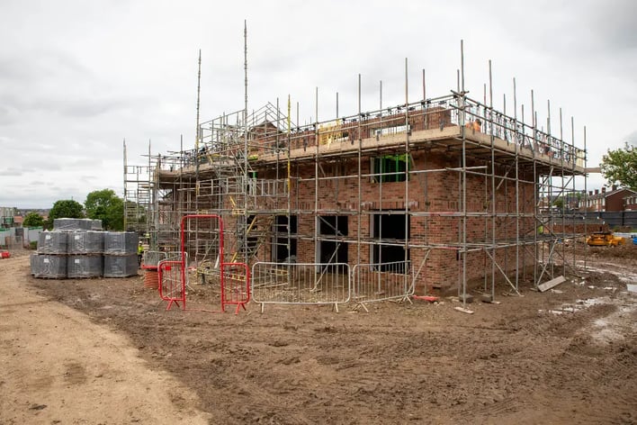 Cricketers Hill under construction - Gentoo